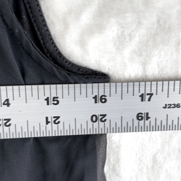 Ann Taylor LOFT Womens Top S Dark Black Pleated Sleeveless Blouse Career Office - Picture 8 of 8